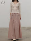 BASERANGE French organic cotton cable knit track pants BAS-TRCA-PO-SU25-CANTIL PINK